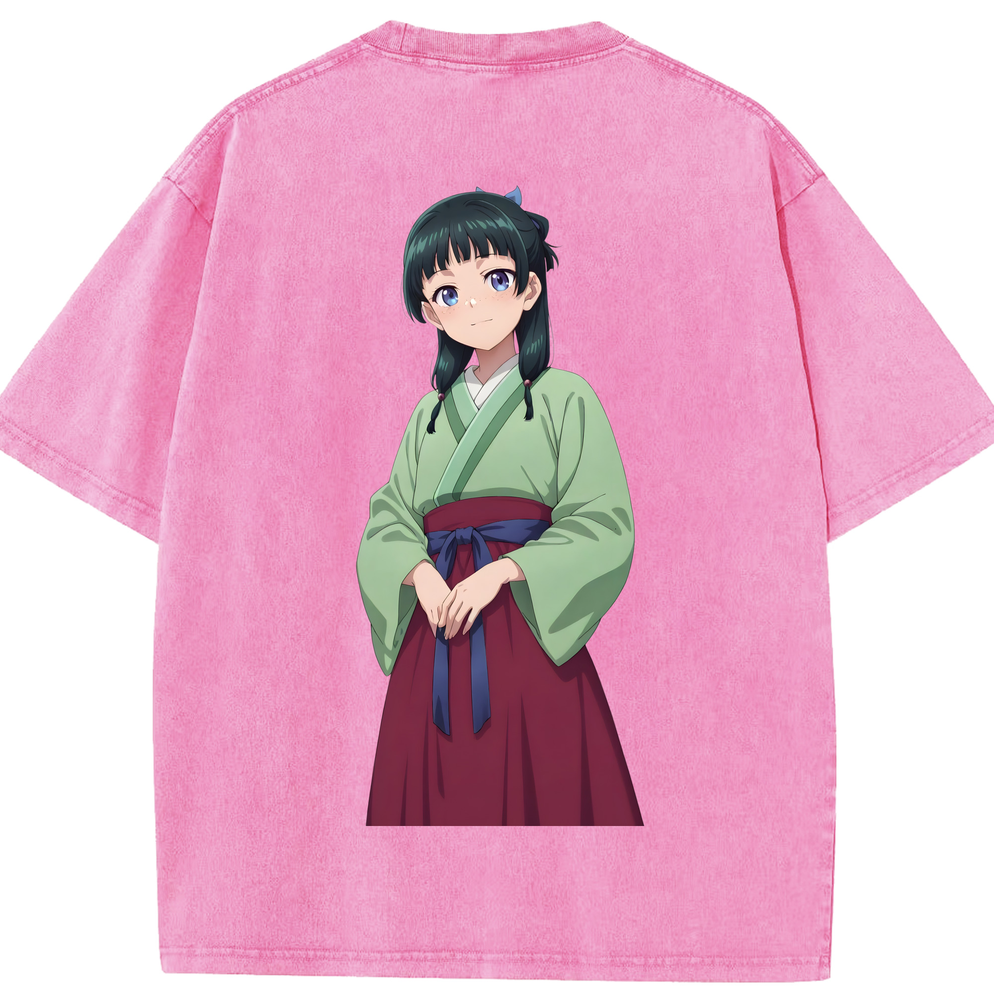 （画像用） 薬屋のひとりごと The Apothecary Diaries 綿100% ヴィンテージ風 半袖Tシャツ（背面プリント）